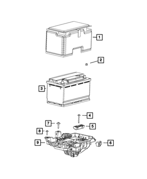 Storage Battery | Mopar | Part Number (BBH6F001AA)BatteriesMy Mopar Garage