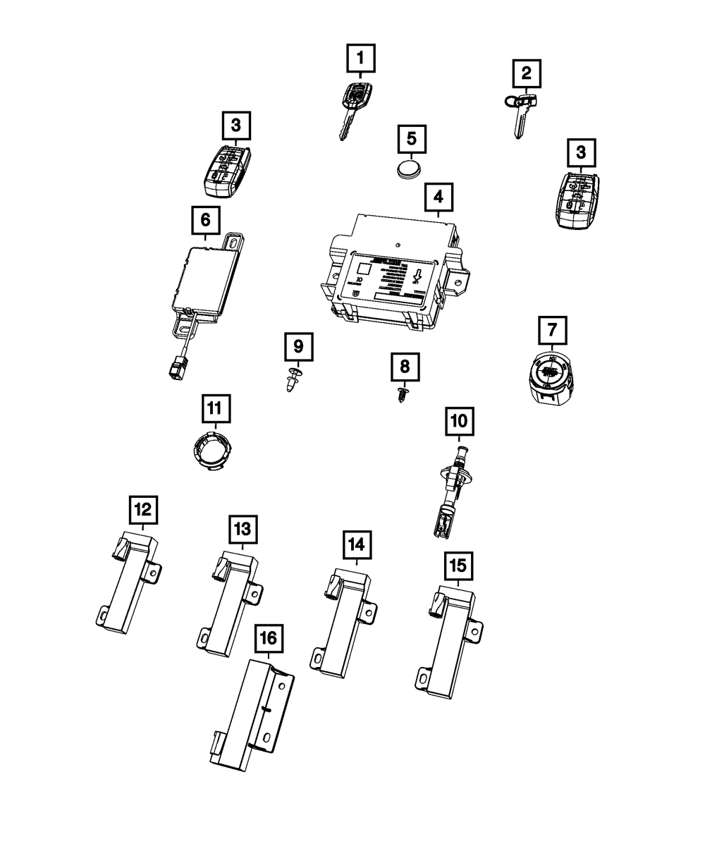 Transmitter Battery | Mopar | Part Number (68384435AA)BatteriesMy Mopar Garage