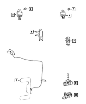 Tire Pressure Sensor | Mopar | Part Number (68536975AA)Pressure SensorsMy Mopar Garage