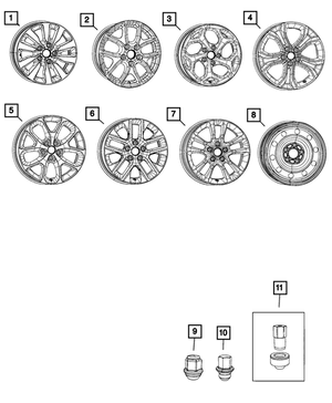 Wheel Lug Nut | Mopar | Part Number (6509769AA)Motor Vehicle Wheel PartsMy Mopar Garage
