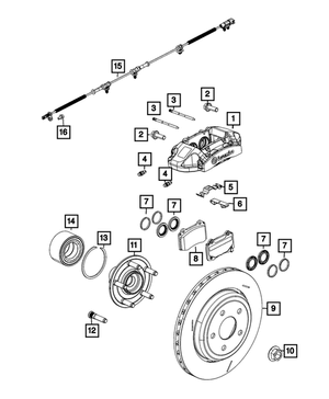 Wheel Lug Stud | Mopar | Part Number (6509858AA)Motor Vehicle Wheel PartsMy Mopar Garage