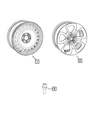Wheel Lug Stud | Mopar | Part Number (68320140AA)Motor Vehicle Wheel PartsMy Mopar Garage