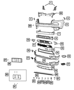 Fender Bracket, Left - Mopar (68210065AD)