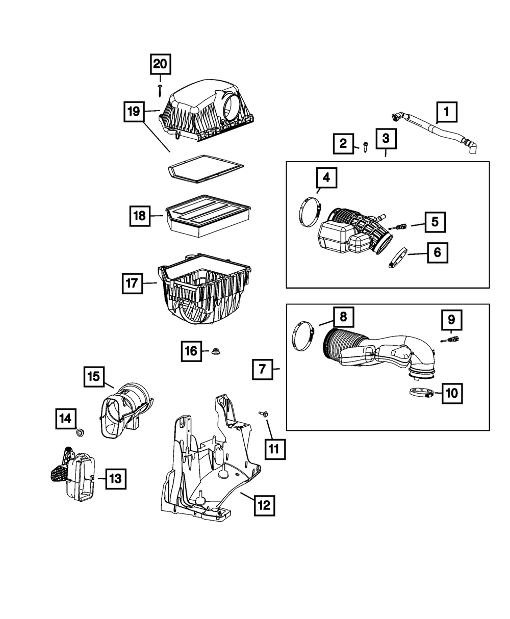 Air Filter - Mopar (68575644AB)