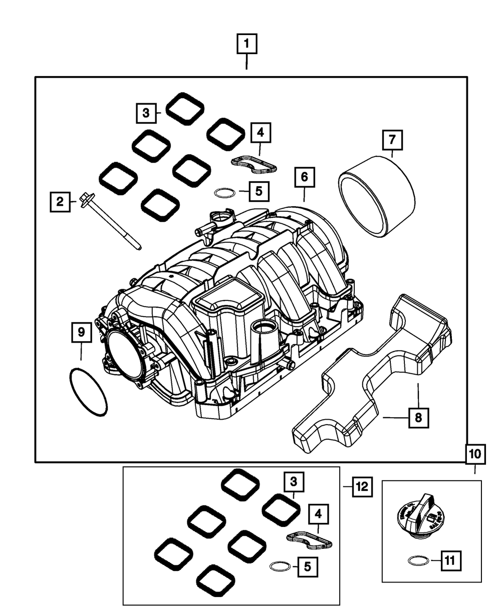 PCV Seal | Mopar | Part Number (4627682AA)