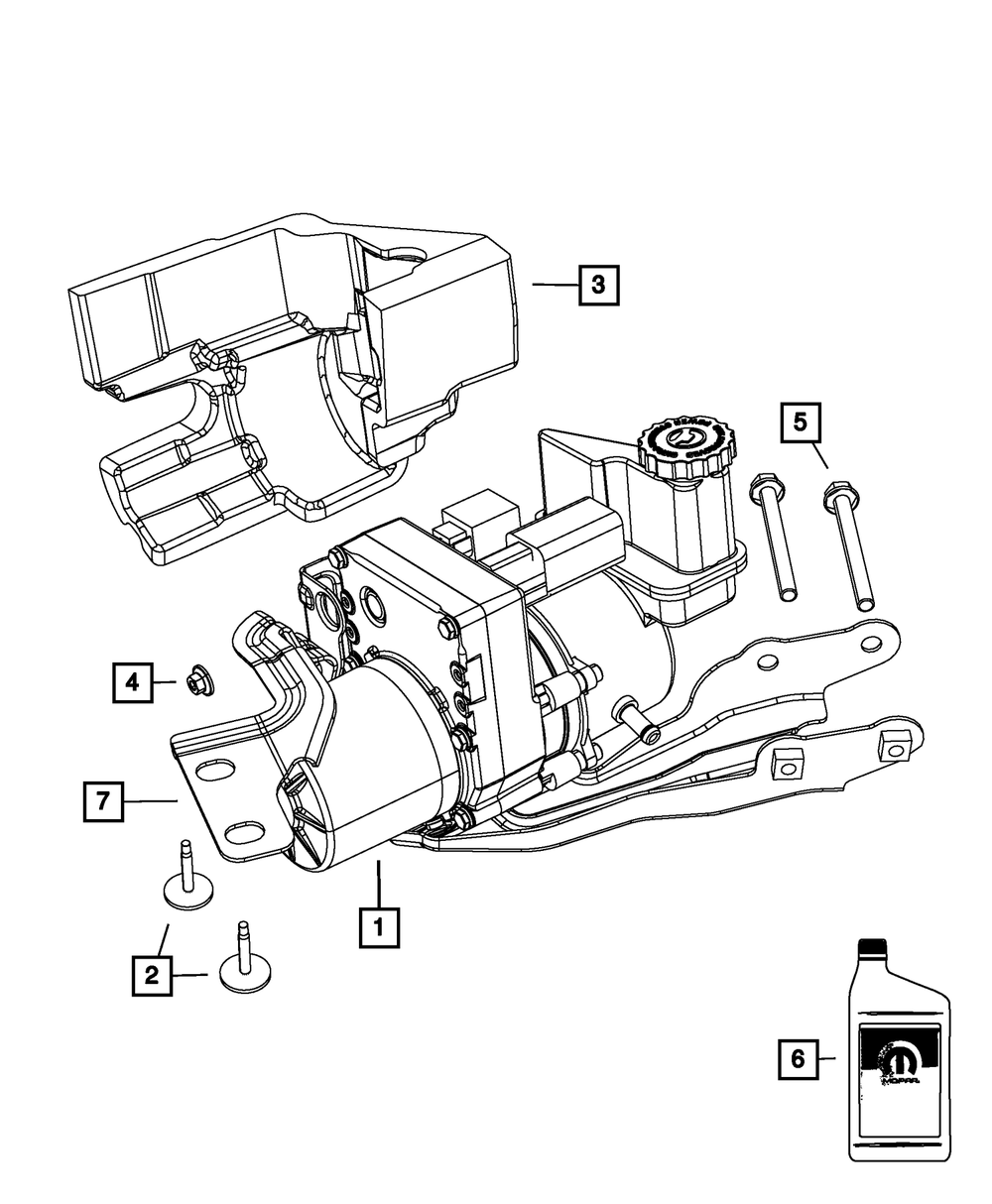 Power Steering Pump - Mopar (68059524AL)