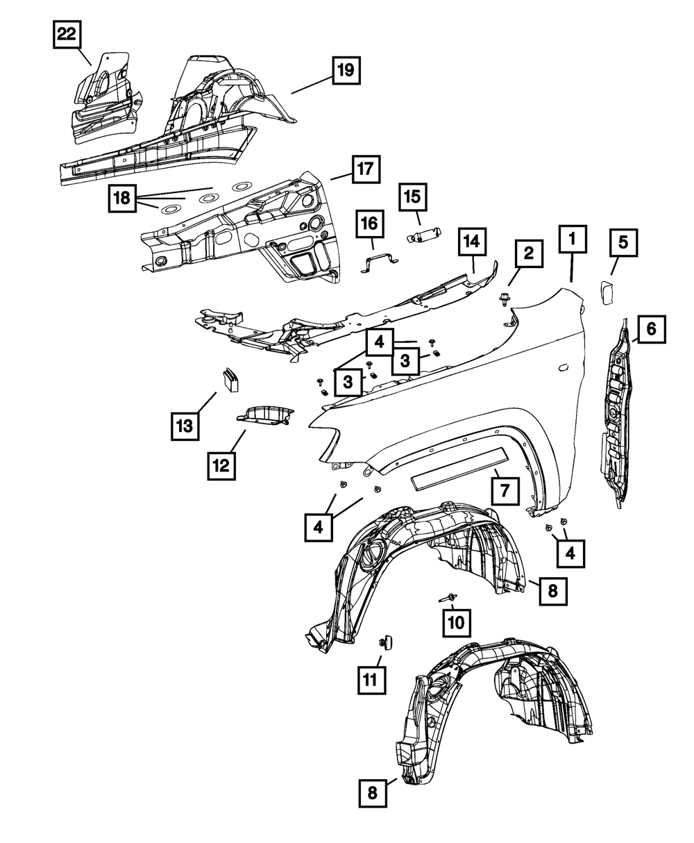 1/4 Turn Locking Retainer | Mopar | Part Number (68034329AA)