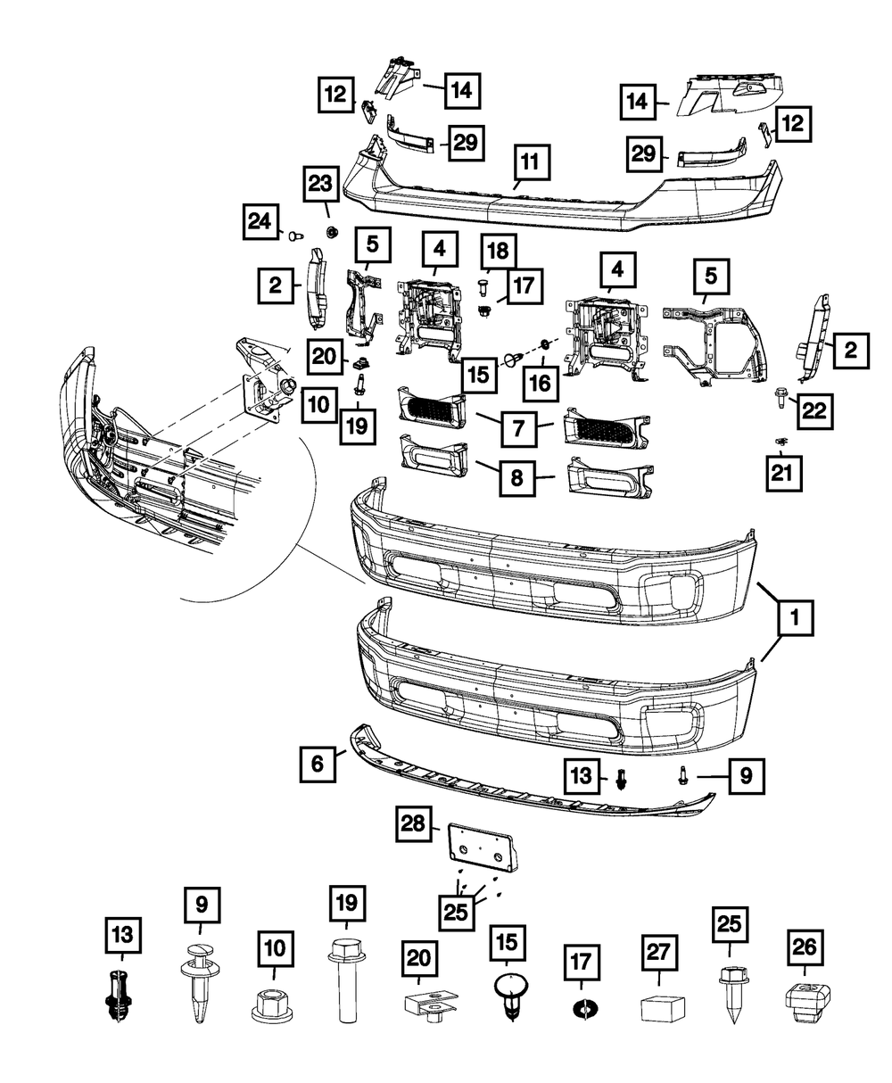 Bolt | Mopar | Part Number (68203636AA)