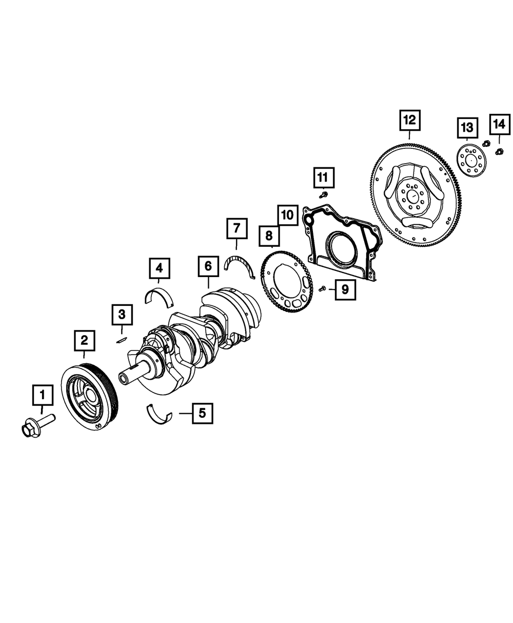 Crankshaft Damper - Mopar (5184293AH)
