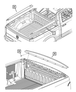 Tailgate Spoiler - Mopar (68364364AA)