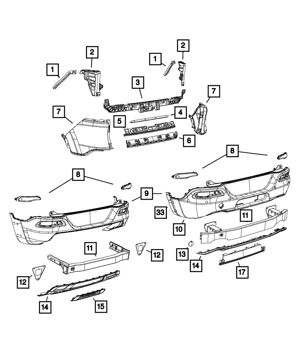 Fascia Bracket- Left | Mopar | Part Number (68138415AC)