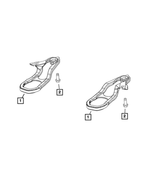 Tow Hook, Right - Mopar (68272944AB)