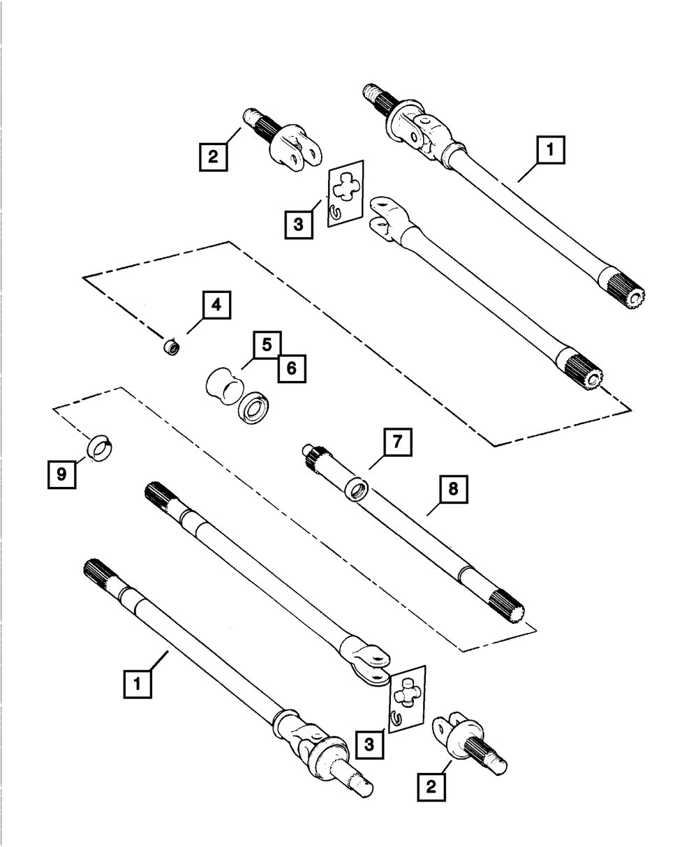 Intermediate Shaft Bushing - Mopar (5252686)