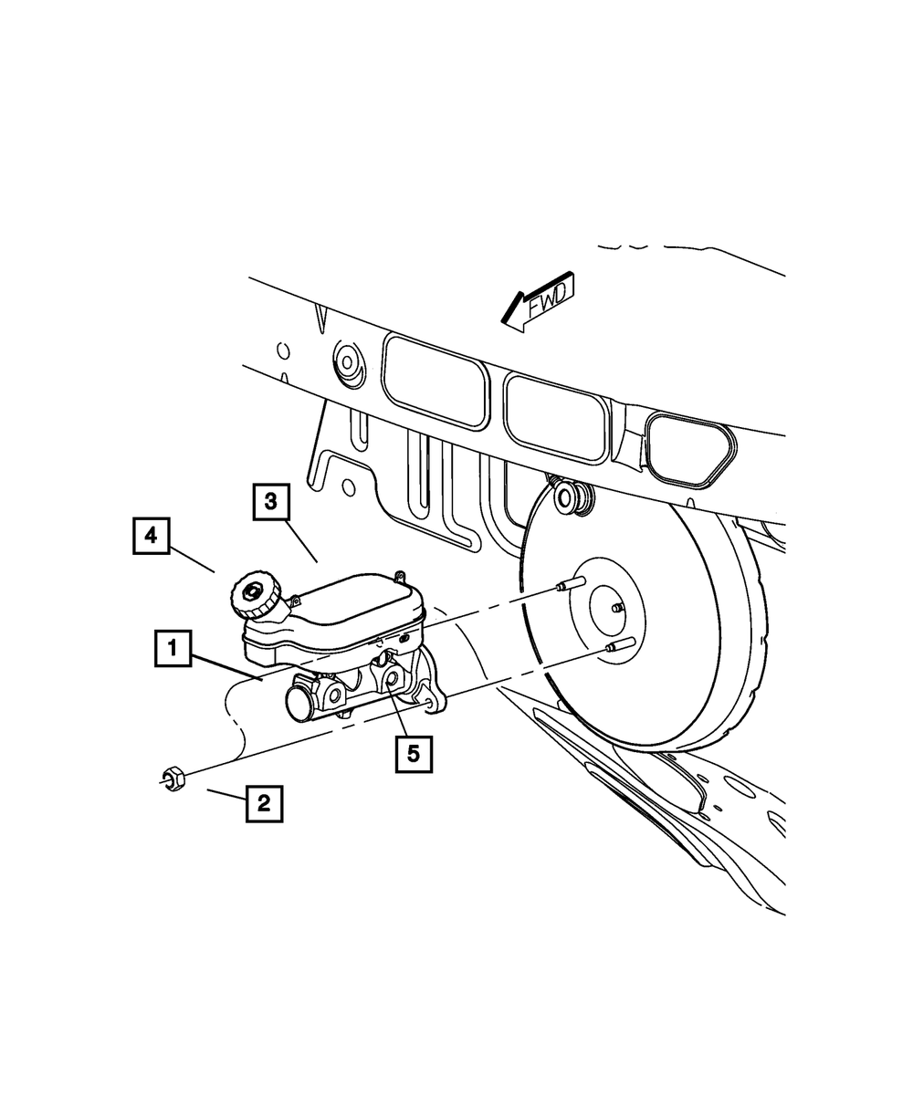Master Cylinder Reservoir Cap - Mopar (4683656AB)