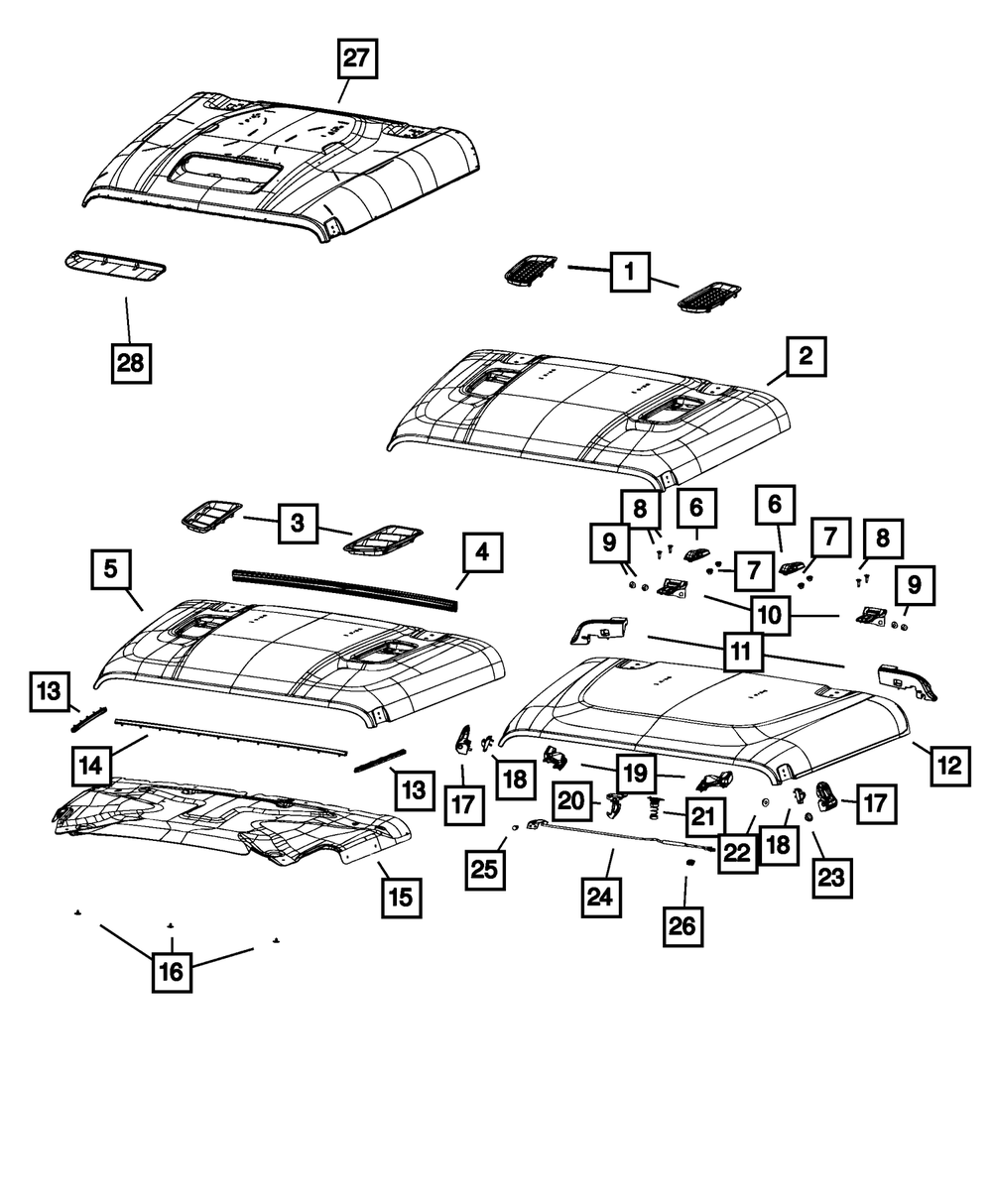 Hood Catch | Mopar | Part Number (68240952AF)