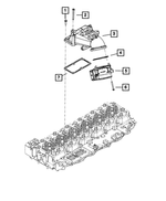 Intake Plenum Gasket - Mopar (68024672AB)