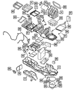 Heater And A/C Unit Case - Mopar (5127758AA)