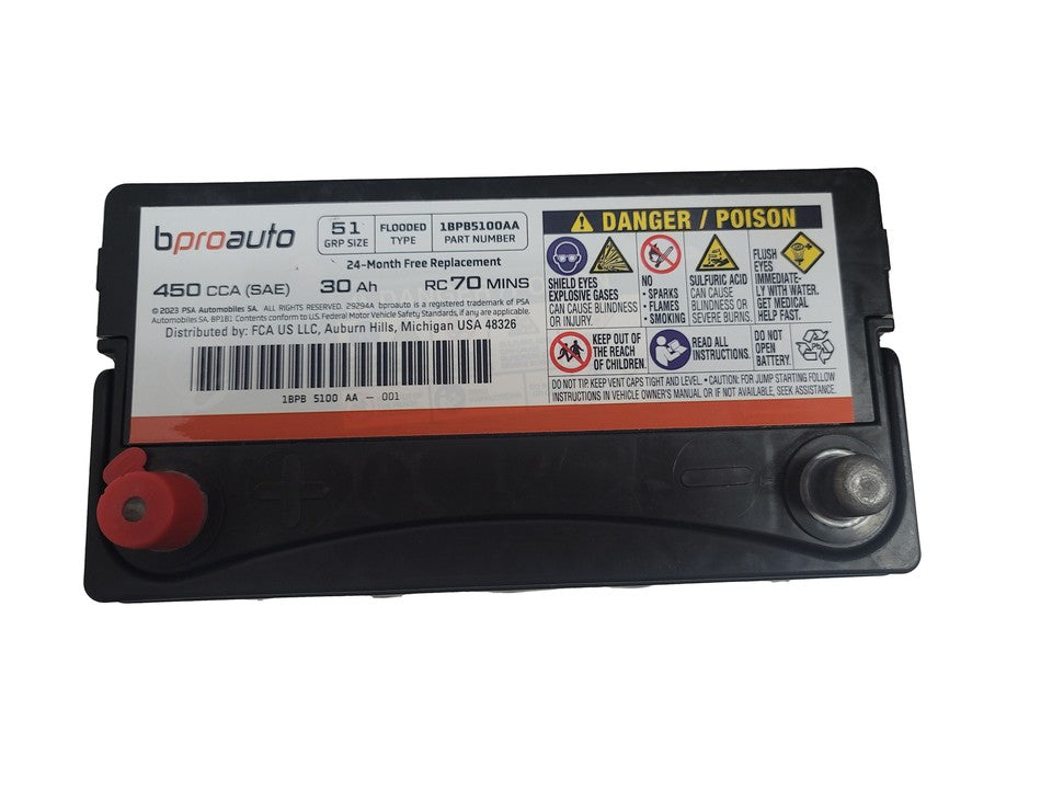 Vehicle Battery | BPROAUTO | Part Number (1BPVH700AA)