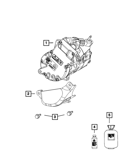 Compressor Lubricant - Mopar (68453175AB)