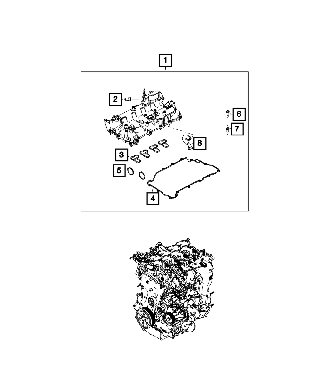 PCV Valve - Mopar (4893610AC)