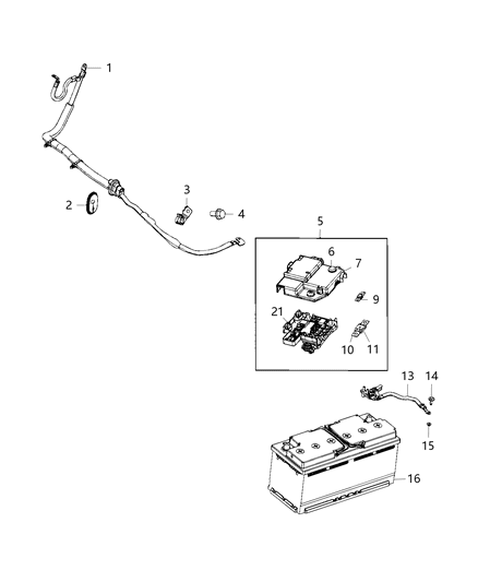 Midi Fuse | Mopar | Part Number (68094336AA)