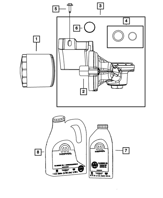 10w30 Engine Oil | Mopar | Part Number (68524000AA)Vehicle Motor OilMy Mopar Garage