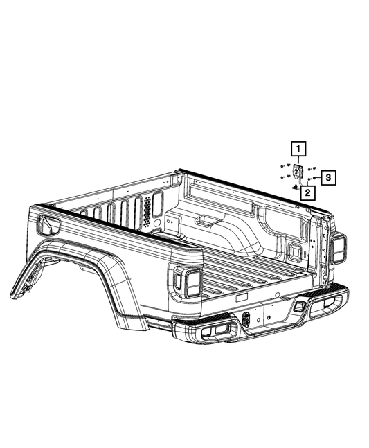 Plastic Nut | Mopar | Part Number (6509748AA)