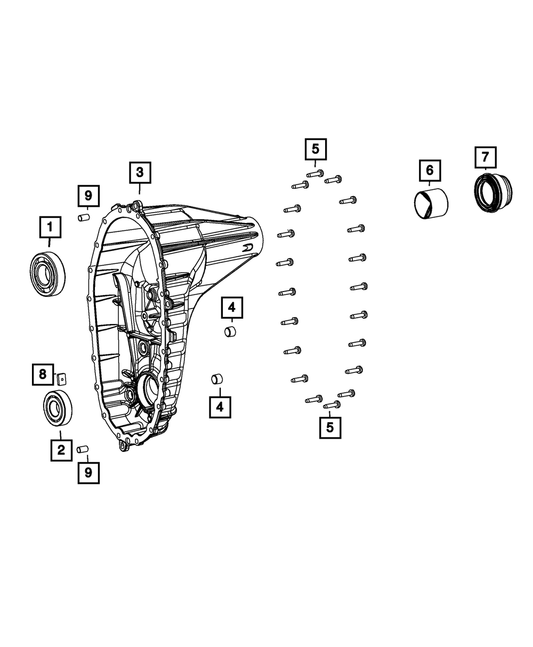 Output Shaft Seal | Mopar | Part Number (68718876AA)