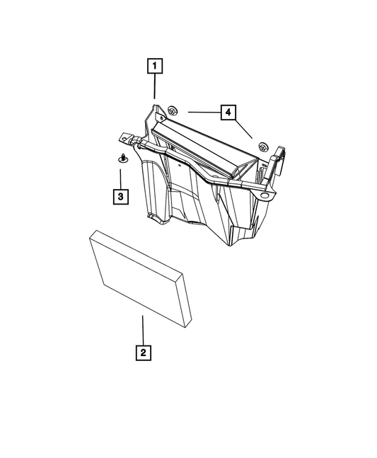 Cabin Air Filter | Mopar | Part Number (68535614AA)
