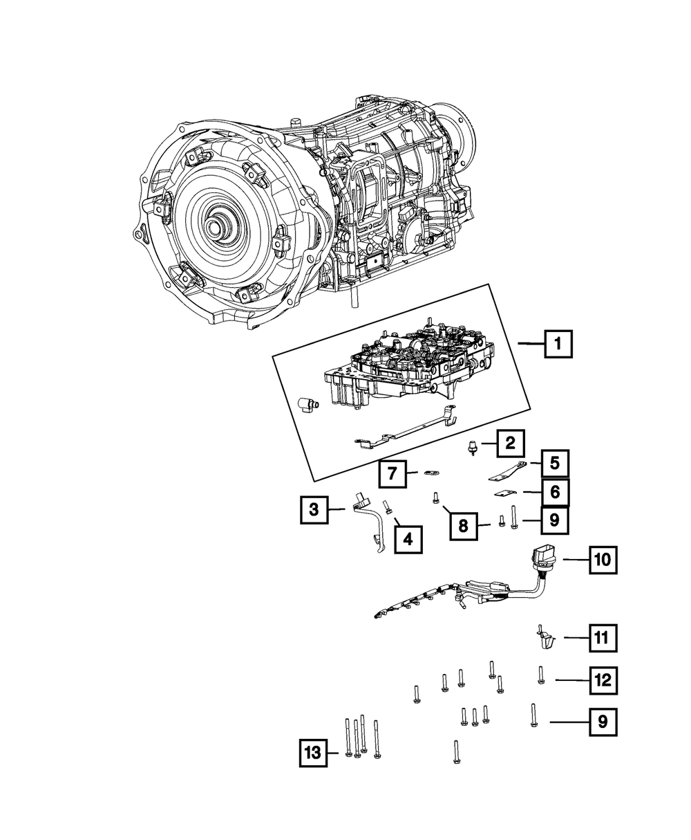 Transmission Wiring - Mopar (68224246AB)