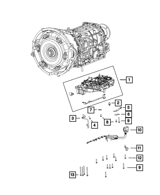Transmission Wiring - Mopar (68224246AB)