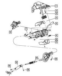 Gearshift Bracket - Mopar (68470756AA)
