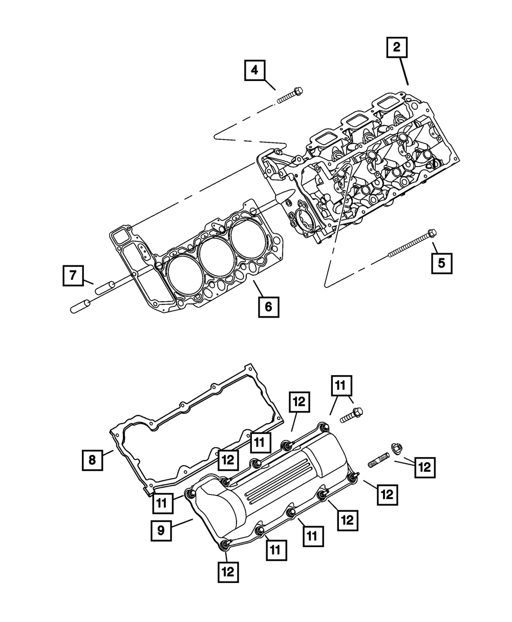 Cylinder Head Gasket - Mopar (53020989AB)