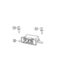 Push Pin | Mopar | Part Number (6504521)