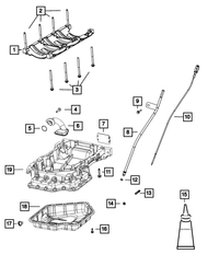 Oil Drain Plug | Mopar | Part Number (6513414AA)