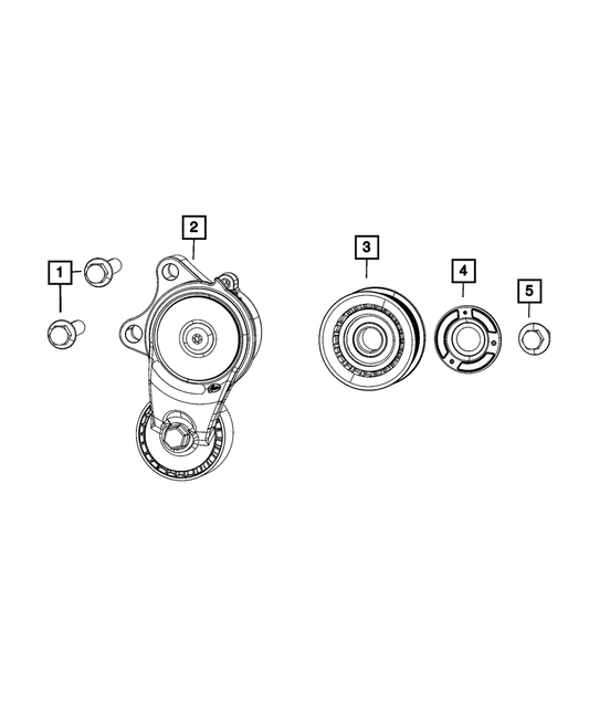 Belt Tensioner - Mopar (68490063AA)
