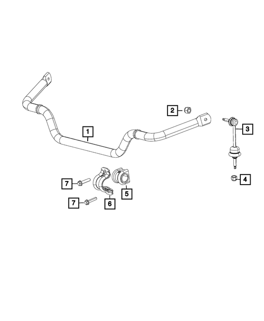 Stabilizer Bar Link - Mopar (68586251AA)