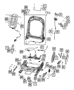 Front Seat Cushion Frame - Mopar (68715018AA)