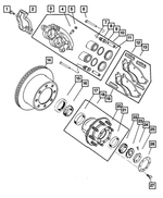 Wheel Bearing Seal - Mopar (5086773AC)