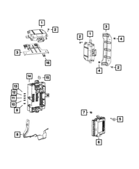 Hex Head Screw And Washer - Mopar (6104374AA)