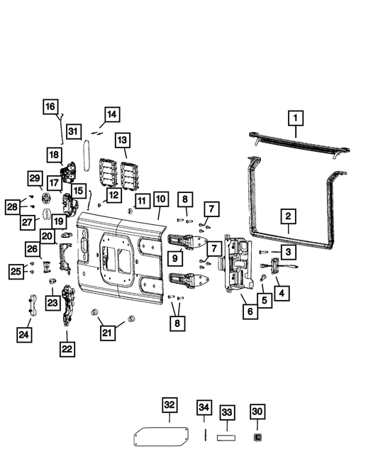 Foam Seal - Mopar (68598904AA)