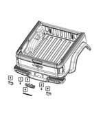 Center High Mounted Stop Lamp - Mopar (68338388AC)