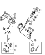 Drive Pinion Bearing Kit, Rear - Mopar (5017438AA)