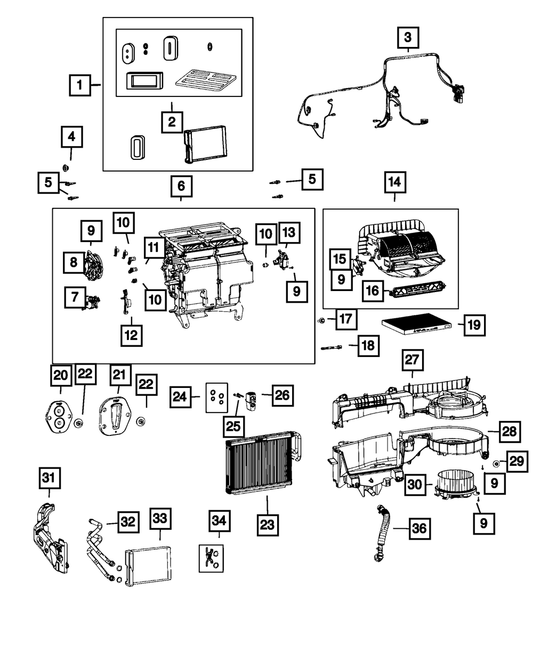 Cabin Air Filter - Mopar (68597396AA)