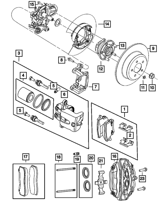 Brake Rotor | Mopar | Part Number (68368070AA)