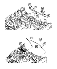 Front Wiper Blade- Right | Mopar | Part Number (68194930AB)