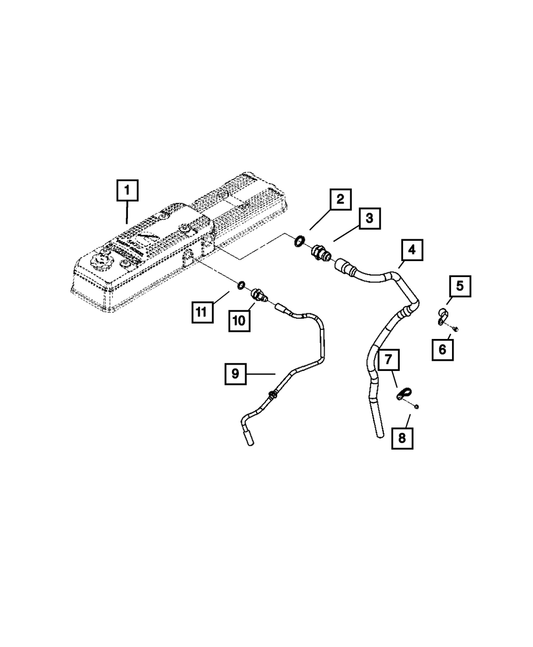 Oil Drain Tube - Mopar (5179092AB)