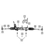 Inner End Tie Rod Kit - Mopar (68040224AB)