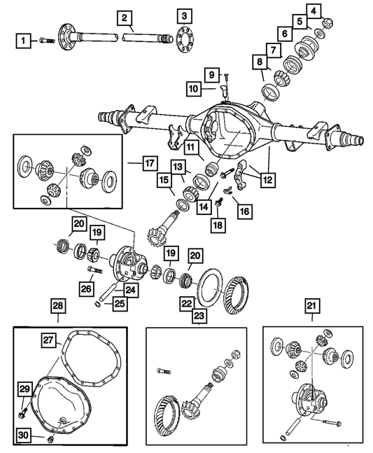 Hex Flange Head Bolt, Mounting - Mopar (5086695AA)