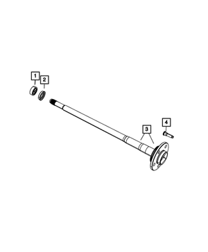 Axle Drive Shaft Seal - Mopar (52111198AB)